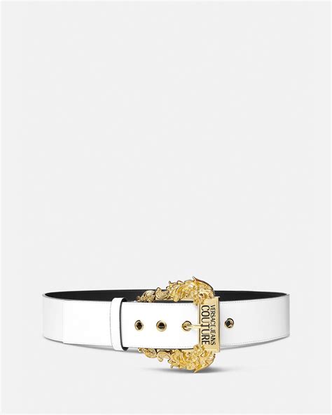 Wide Couture1 Belt White,Print 